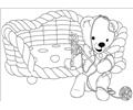 The Bear Is Playing With The Wool