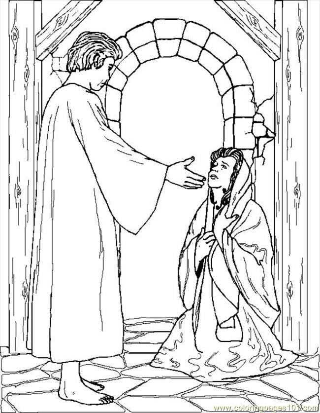 gabriel angel coloring pages - photo #20