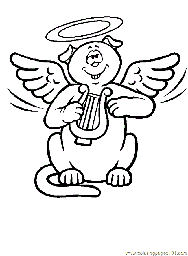 Coloring Pages Angel (Cartoons > Angel) - free printable coloring page ...