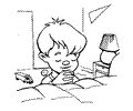 Praying Coloring Page 02