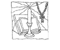 Religious Items Coloring Page 10