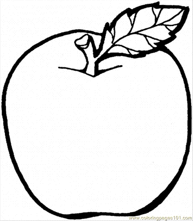 a apple coloring pages - photo #4