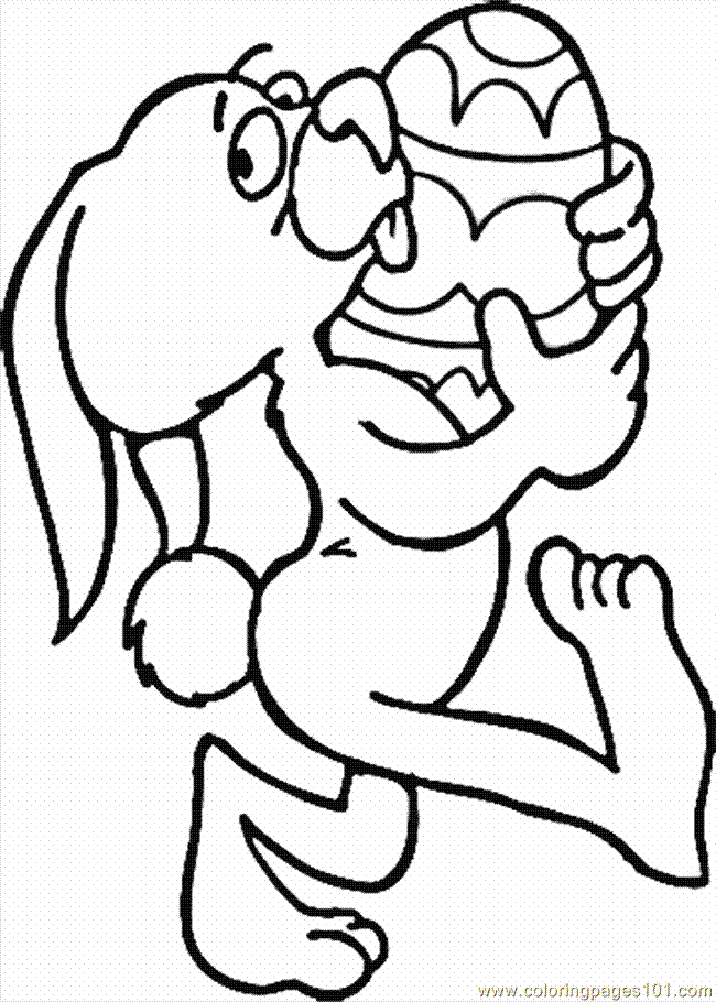 easter bunny coloring pages online. Color this Page Online! free