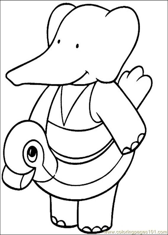 babar the elephant coloring pages - photo #25