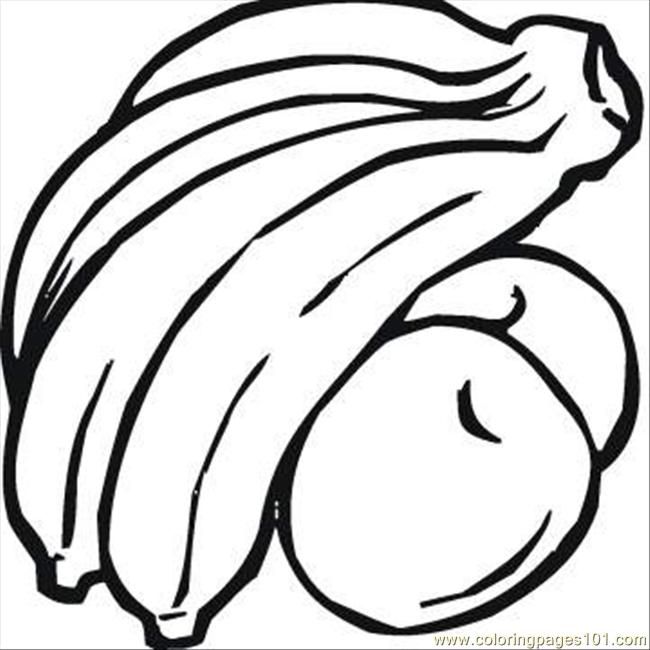 94 Banana 21 Coloring Page