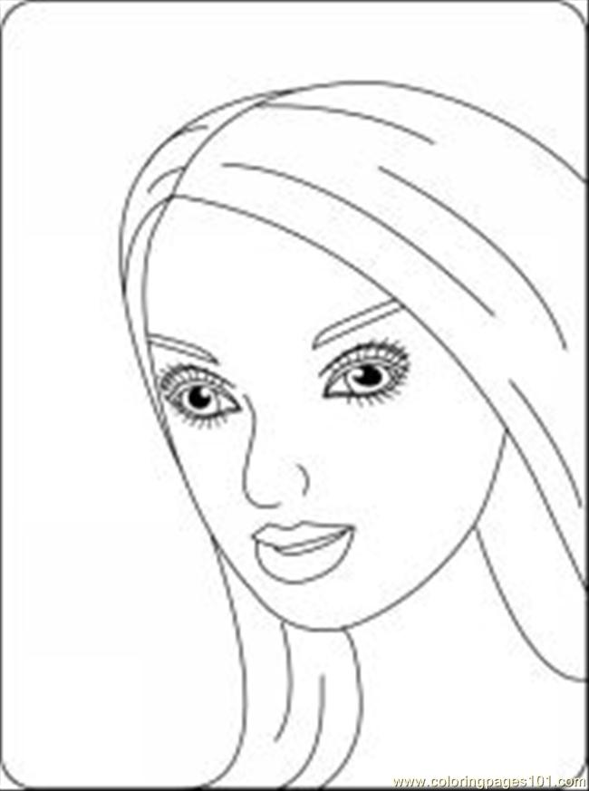 barbie coloring pages for kids printable. 39 Barbie Coloring Pages 1
