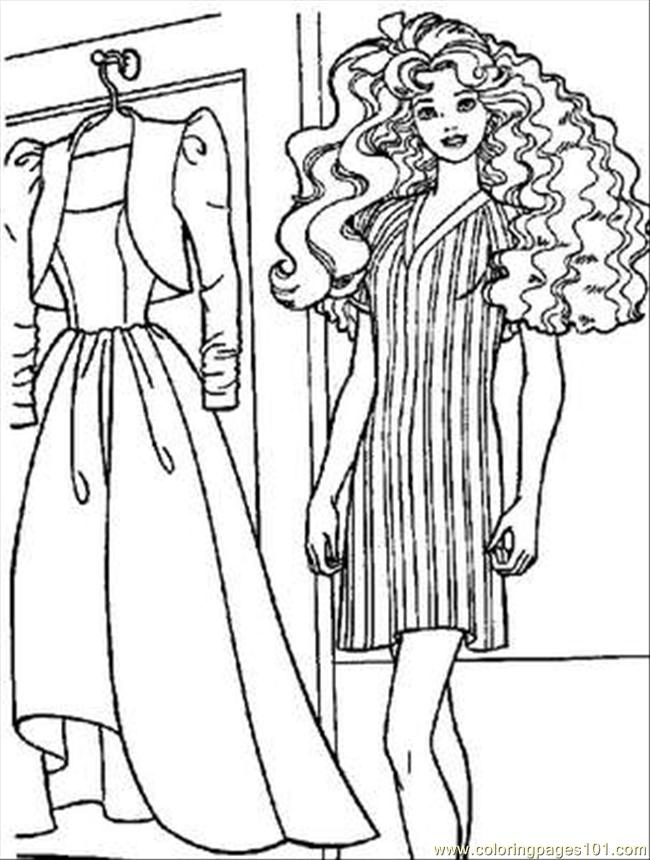 coloring pages for girls barbie. coloring pages for girls