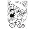 Mickey Mouse Baseball Coloring Pages 7 Com