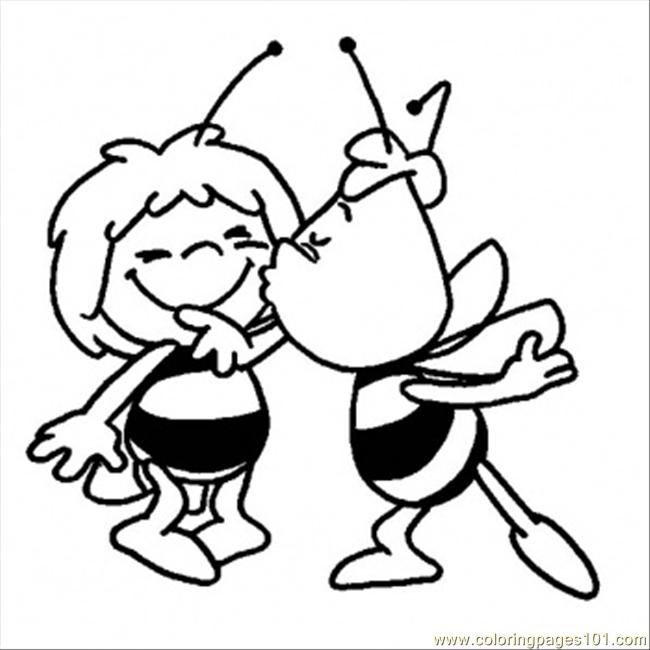 Coloring Pages Re Best Friends Coloring Page (Cartoons > Bee Movie