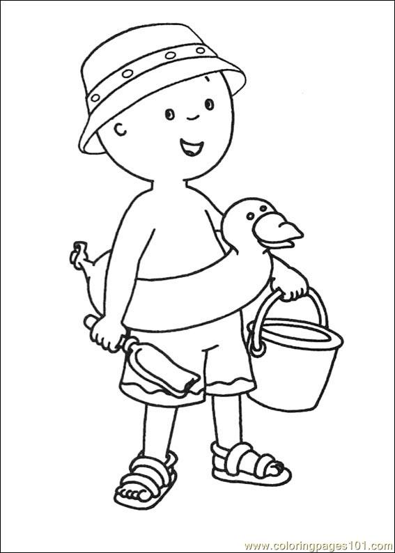 caillou coloring pages - photo #43