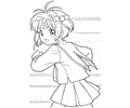 Card Captors Coloring Pages 35