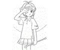 Card Captors Coloring Pages 36