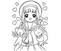 Card Captors Coloring Pages 49