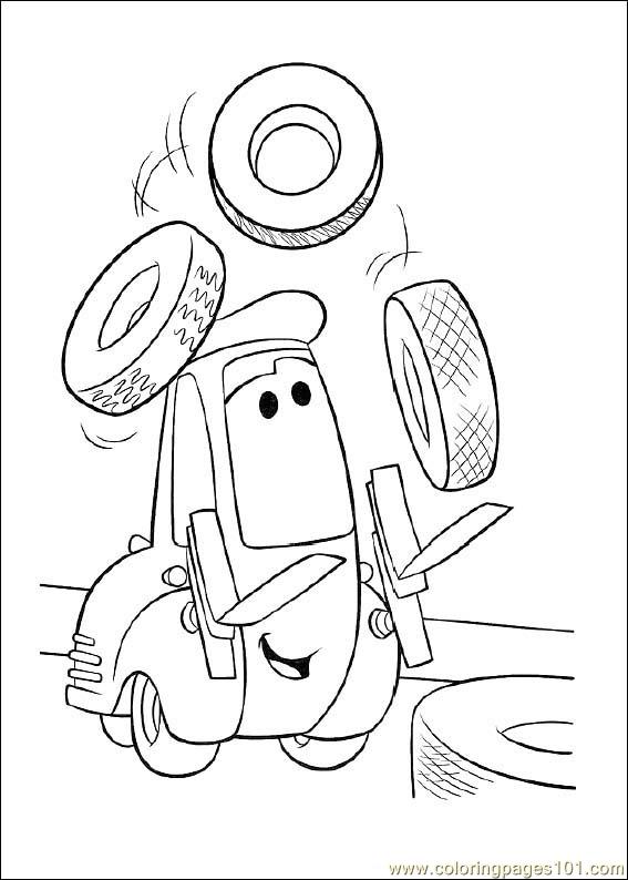 Coloring Pages Disney Cars06 Cartoons gt; Cars  free 