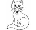68 Cat With Pumpkin Necklace
