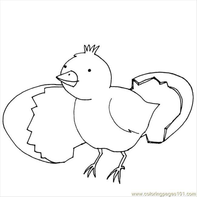 Coloring Pages 54 Chick.peep.and.egg (Birds &gt; Chick) - free printable 