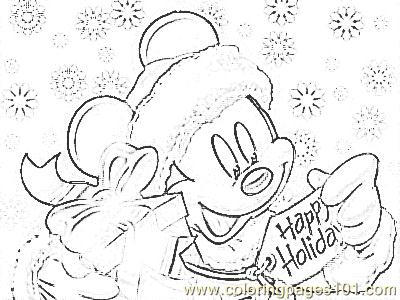 Disney Christmas Coloring