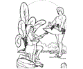 Adam And Eve Coloring Pages 7 Com