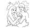 Adam And Eve In Garden