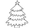 Christmas Tree Coloring Page 2