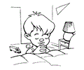 Praying Boy Coloring Pages 7 Com