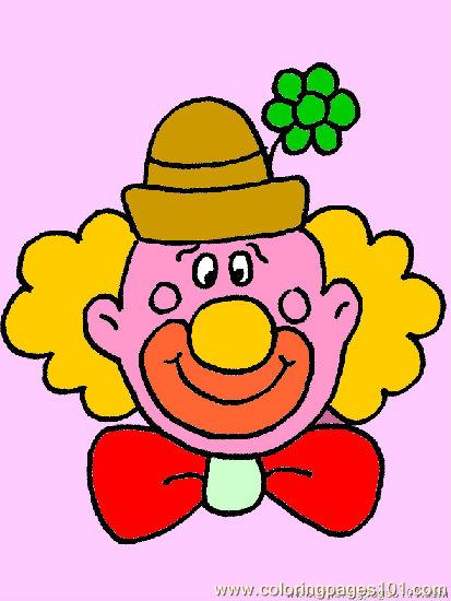 Circus Clowns Coloring Page 18