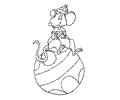 Circus Clowns Coloring Page 03