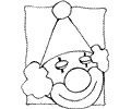 Circus Clowns Coloring Page 24