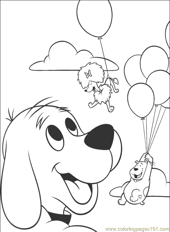 oh clifford puppy days coloring pages - photo #39