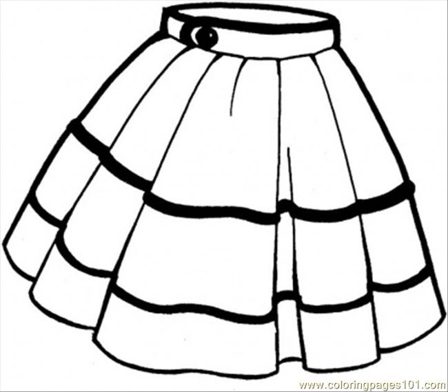 Skirt For Coloring