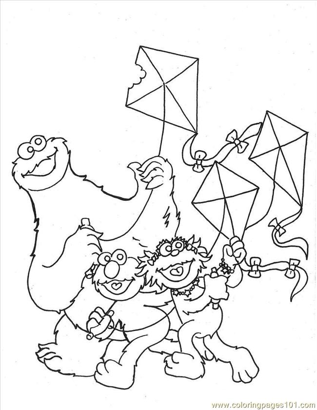 Coloring Pages Cookie Monste12l (Cartoons > Cookie Monster) - free ...