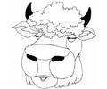 Cow Mask