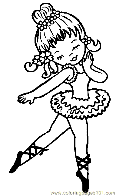 dance coloring pages for girls - photo #19