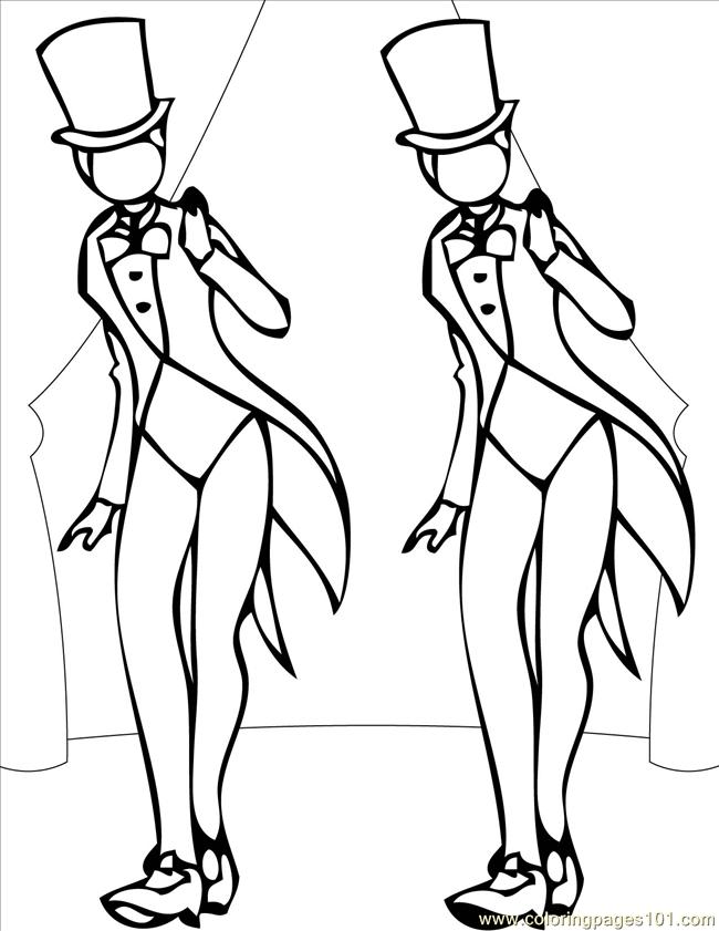 dance coloring book pages - photo #28