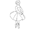 Dancing Coloring Page 01 (10)
