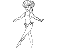 Dancing Coloring Page 01 (23)