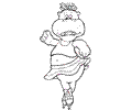 Dancing Coloring Page 01 (4)