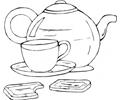 Cup Of Tea With Chocolate
