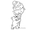 Teddy Bear With Ice Cream
