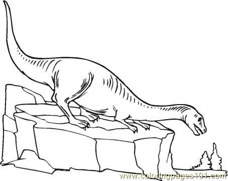 free printable coloring image Plateosaurus 11