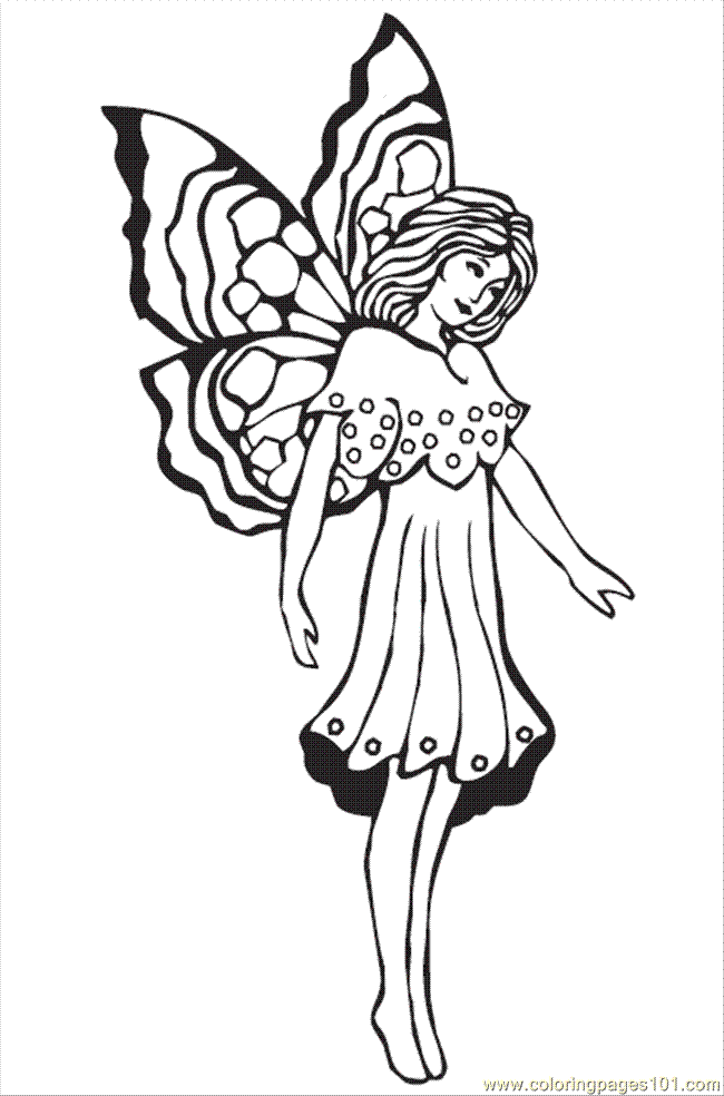 fairies coloring pages free online - photo #47