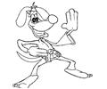 Color Karate Dog