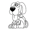 Dog Puppy Coloring Page 01