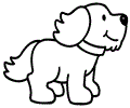 Dog Puppy Coloring Page 24