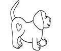 Puppyheartbw