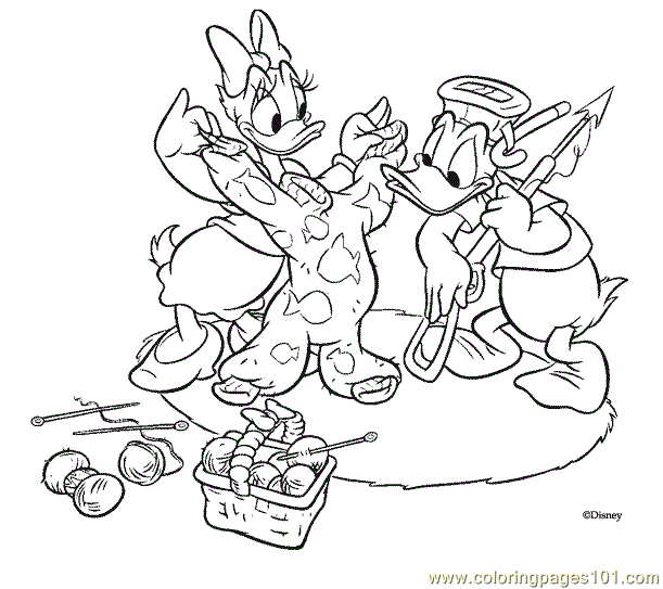 Donald Duck Coloring Page 23