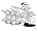 Donald Duck Coloring Page 25