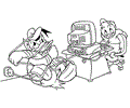 Donald Duck Coloring Page 26