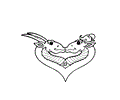 Dragon kissing