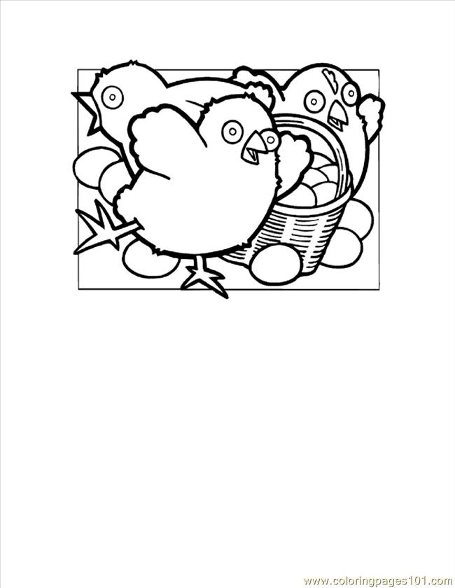 coloring pages for easter chicks. coloring pages for easter